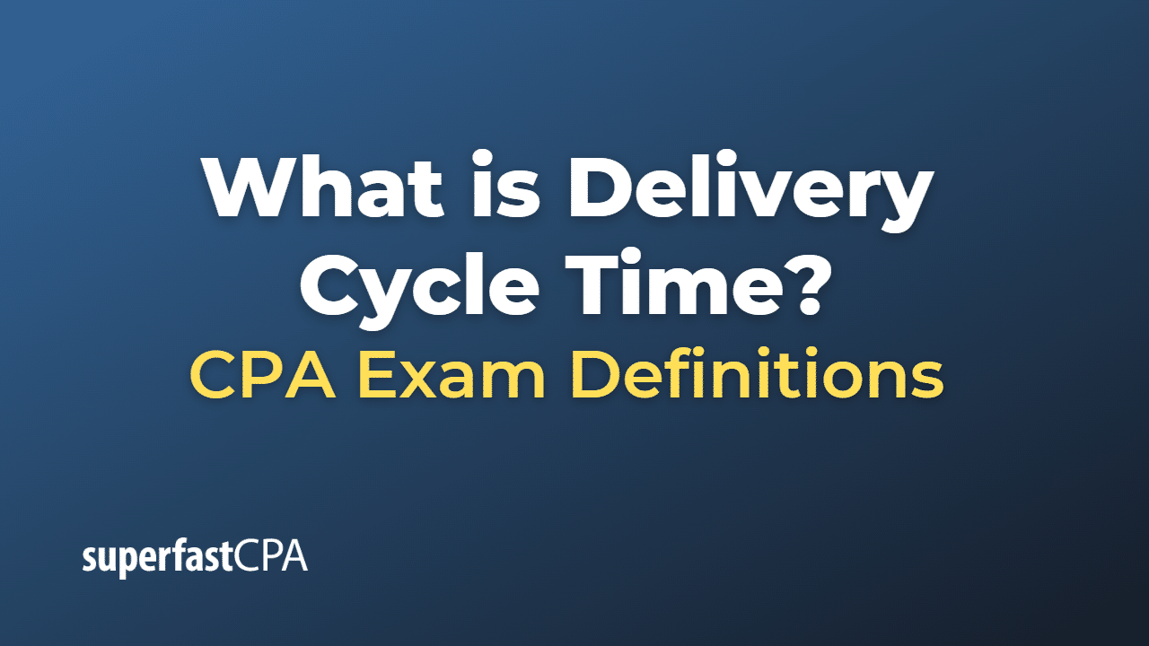 What is Delivery Cycle Time?