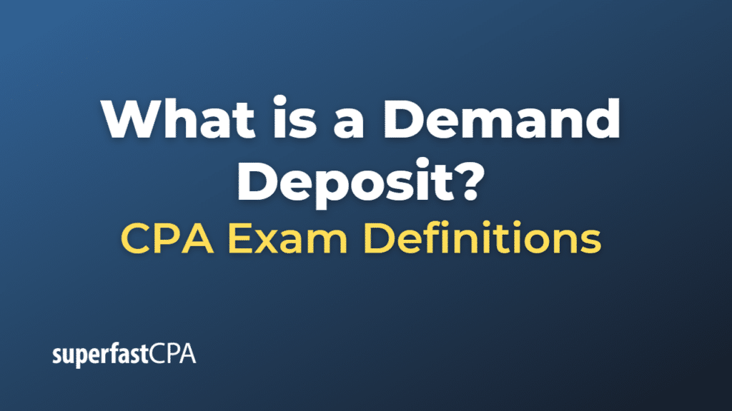 Demand Deposit