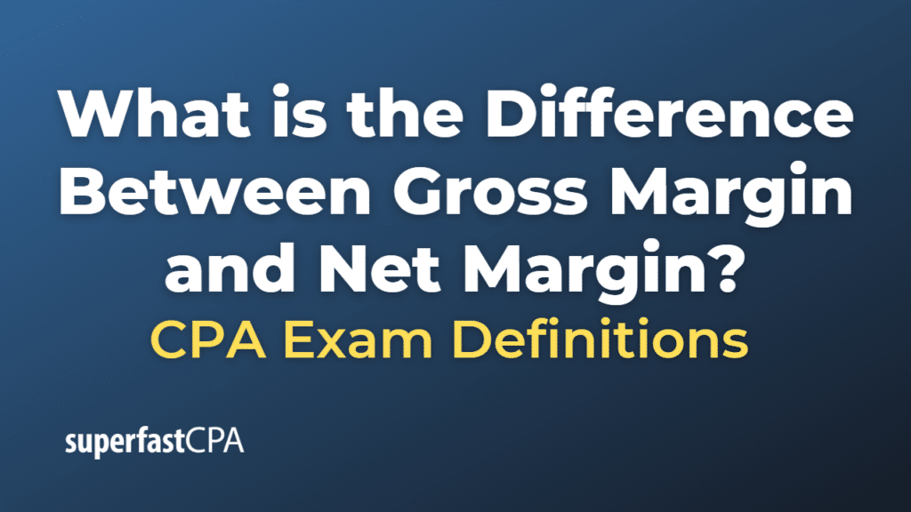 Difference Between Gross Margin and Net Margin