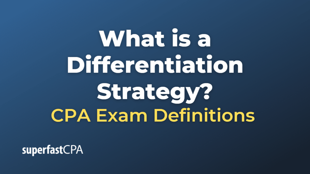Differentiation Strategy