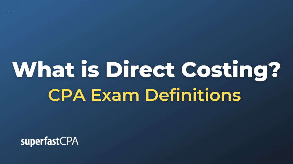 Direct Costing