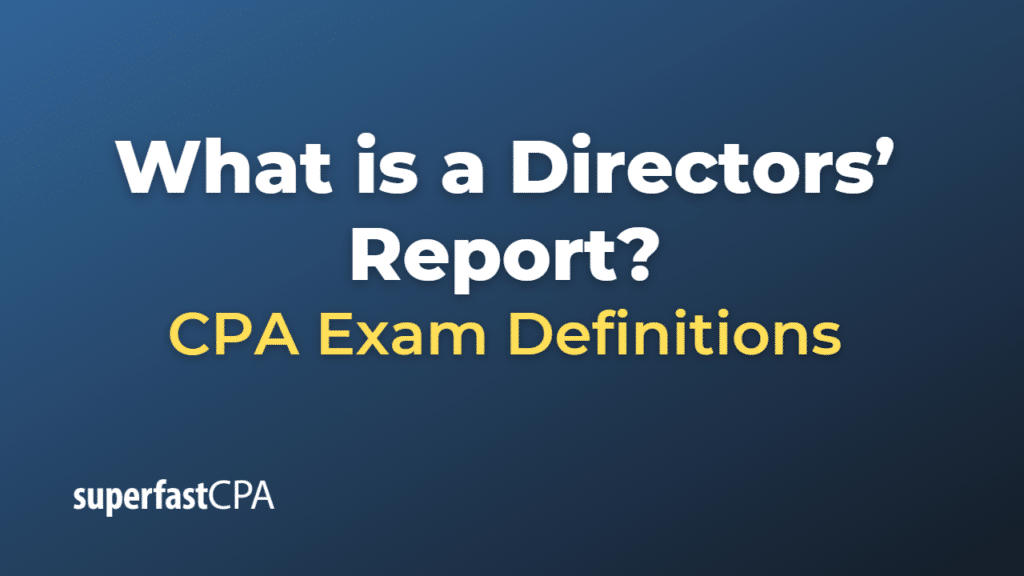 Directors’ Report