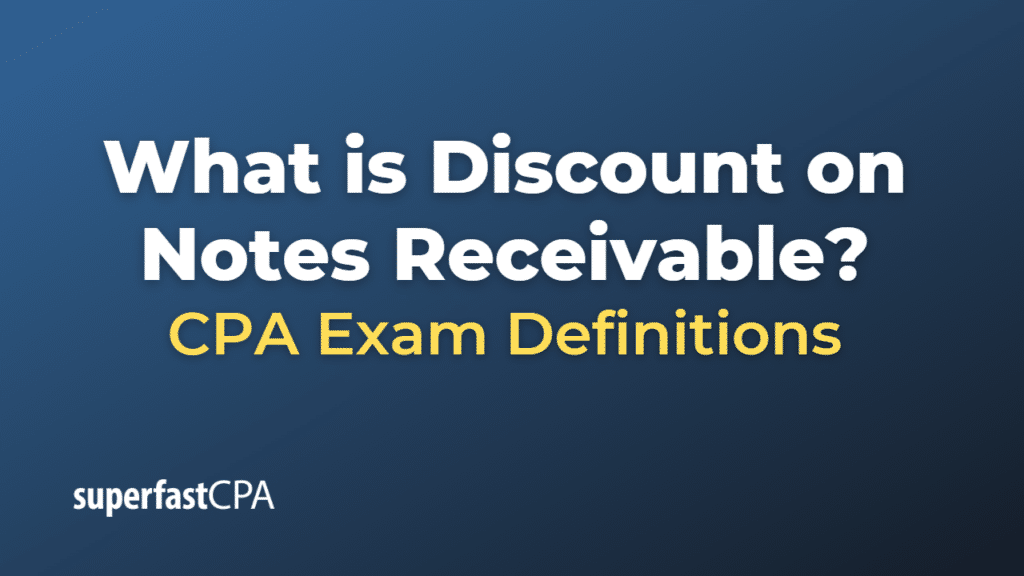 Discount on Notes Receivable