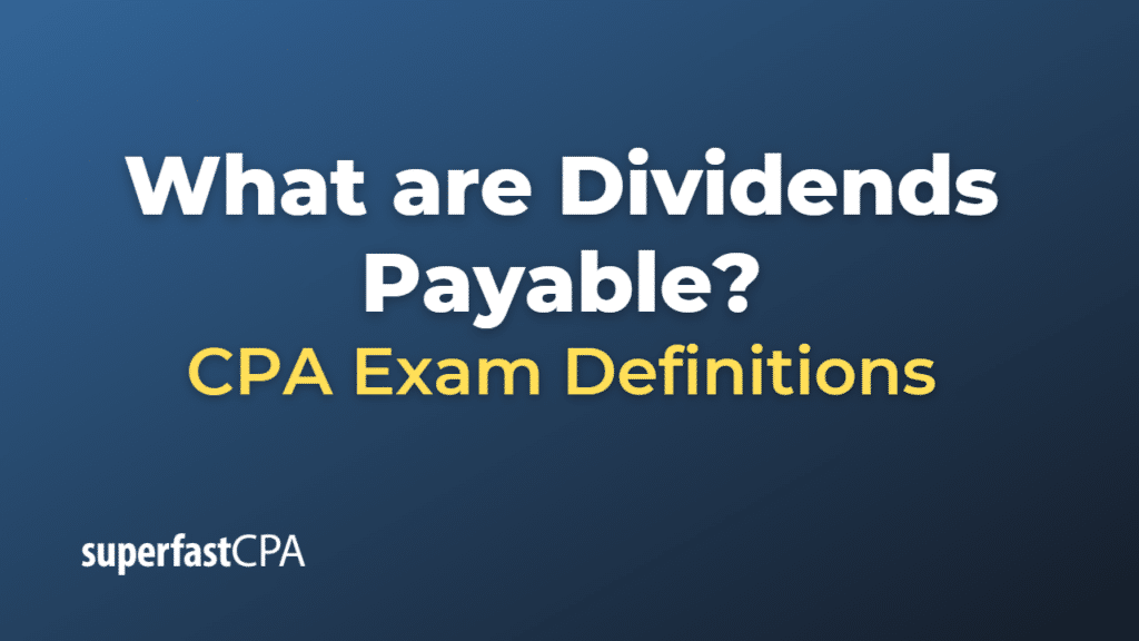 Dividends Payable