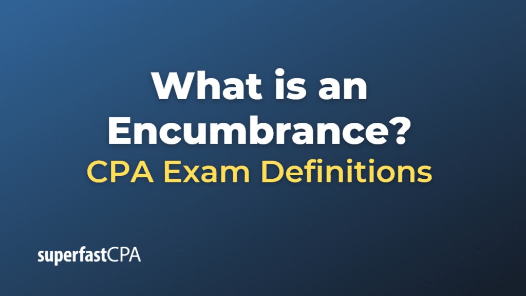 Encumbrance