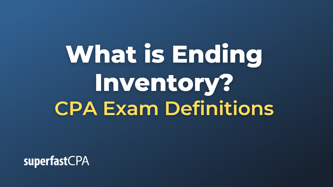 Ending Inventory