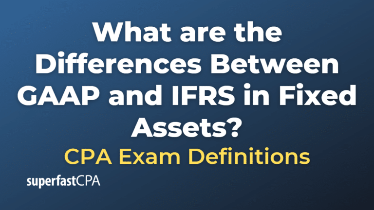 What are the Differences Between GAAP and IFRS in Fixed Assets ...