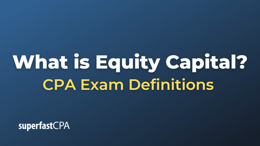 Equity Capital