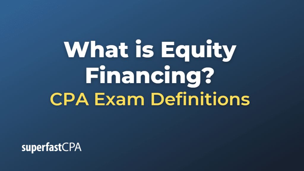 Equity Financing