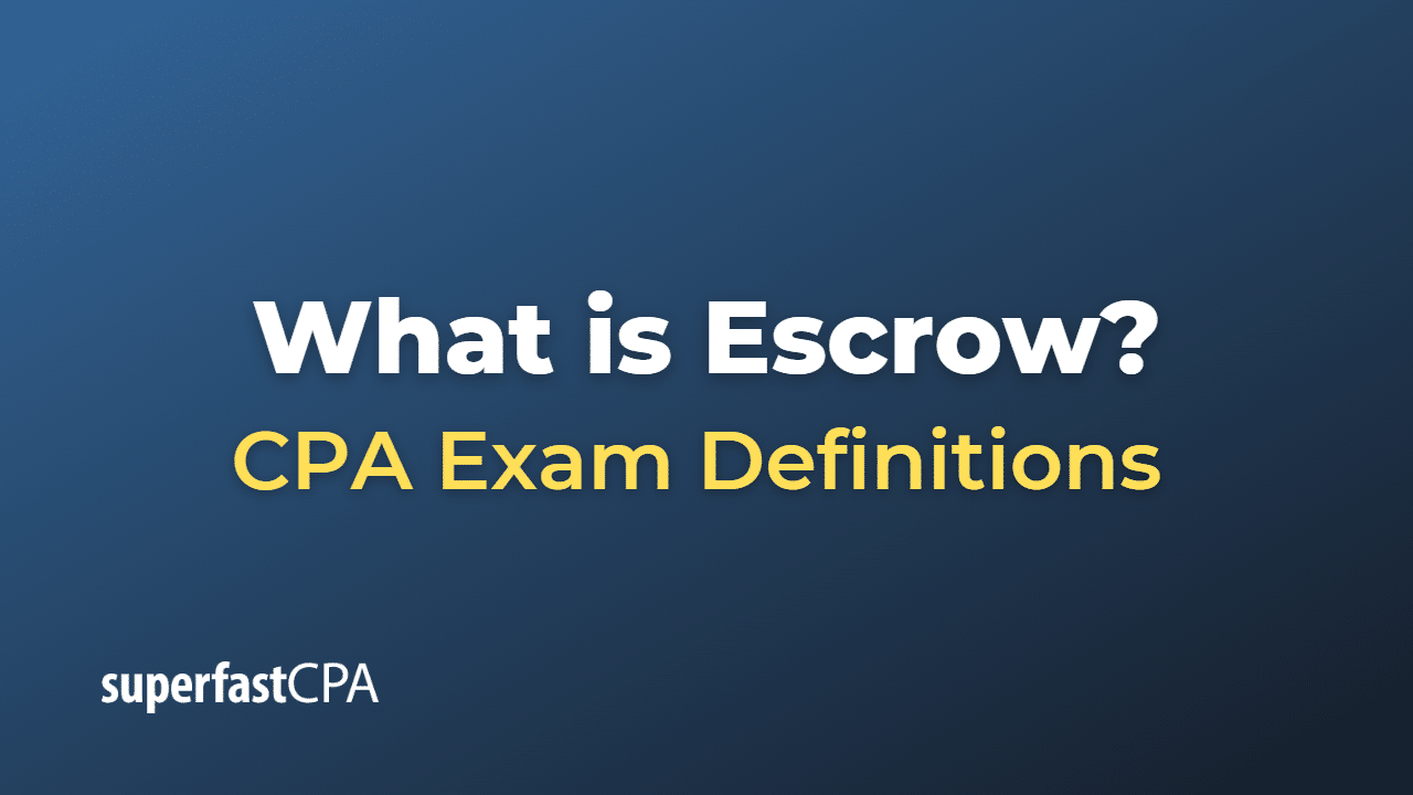 Escrow