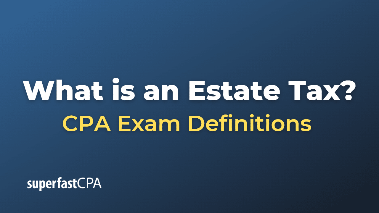 Estate Tax