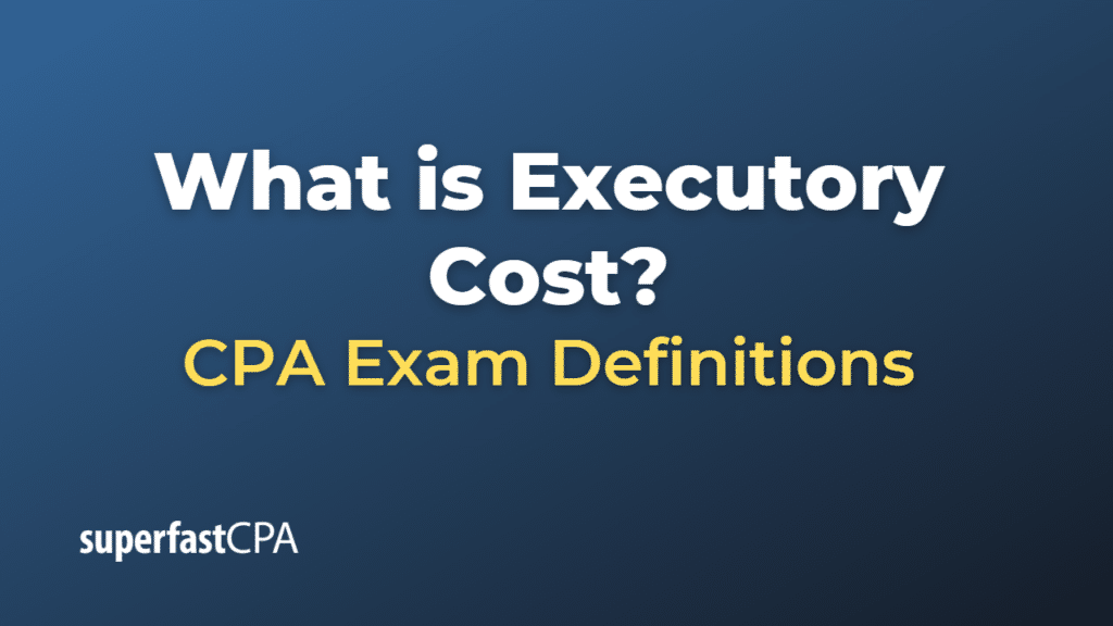 Executory Cost