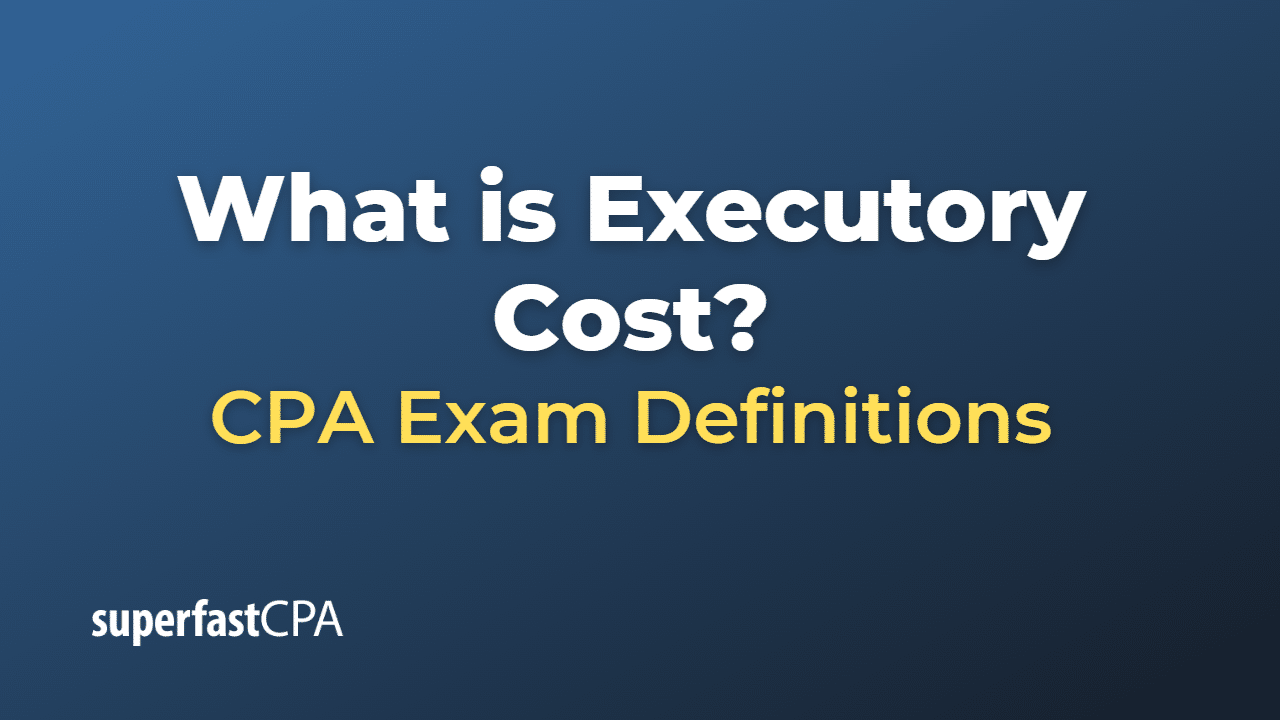 Executory Cost