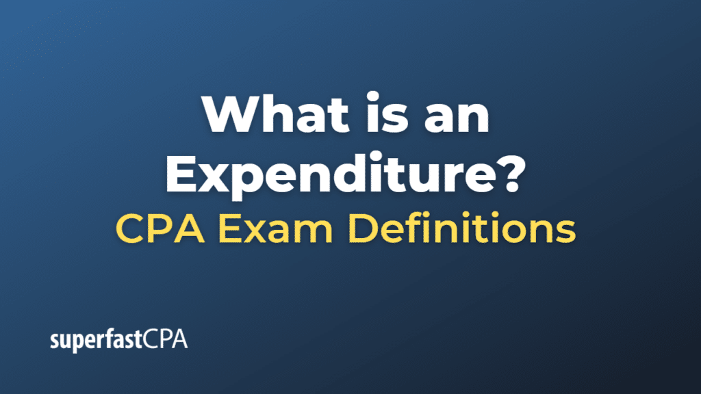 Expenditure