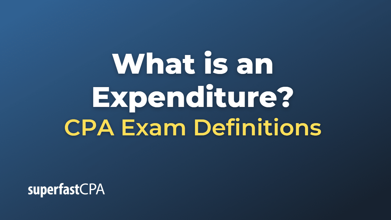 Expenditure