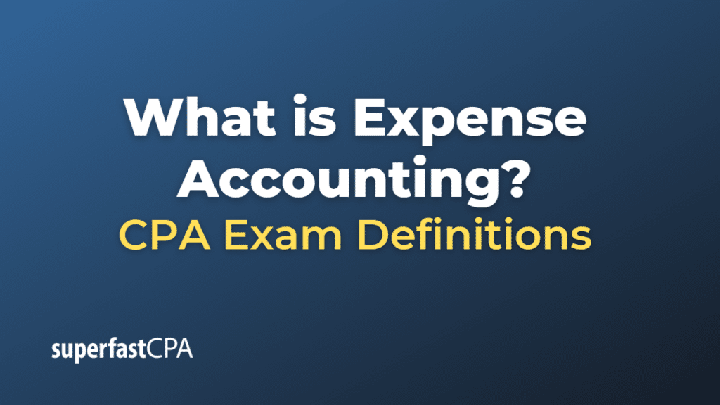 Expense Accounting