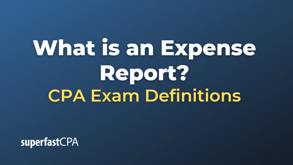 Expense Report