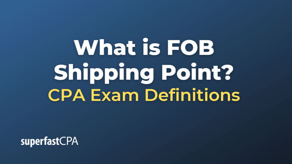 FOB Shipping Point