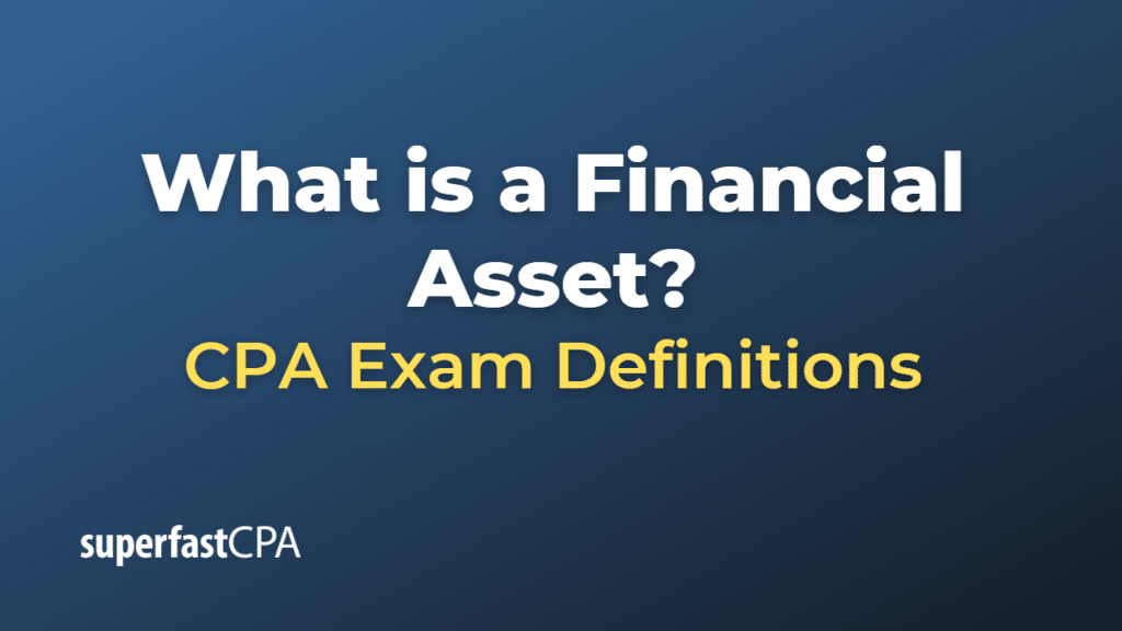 Financial Asset