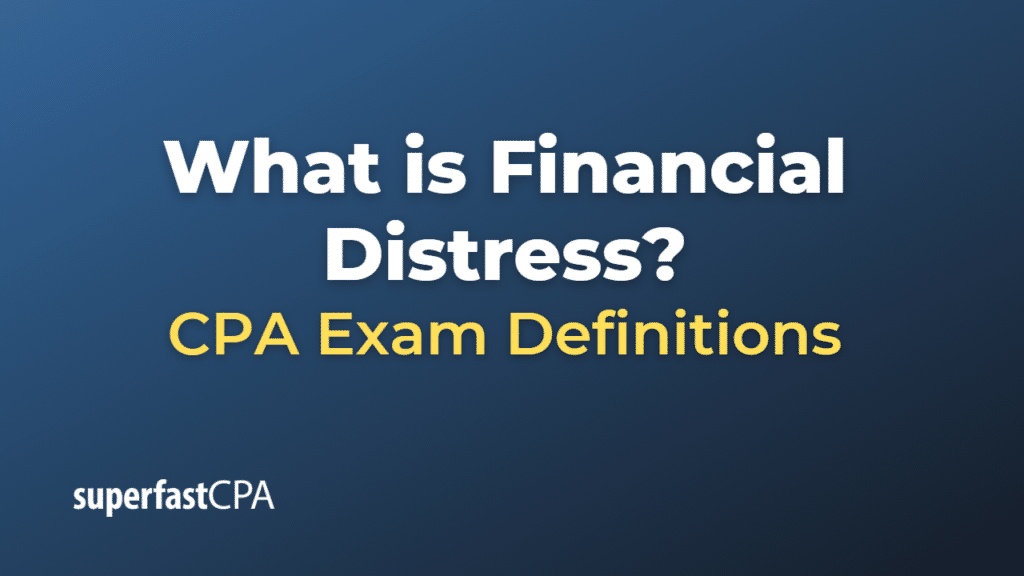 Financial Distress