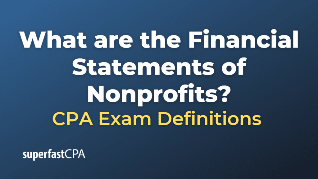Financial Statements of Nonprofits