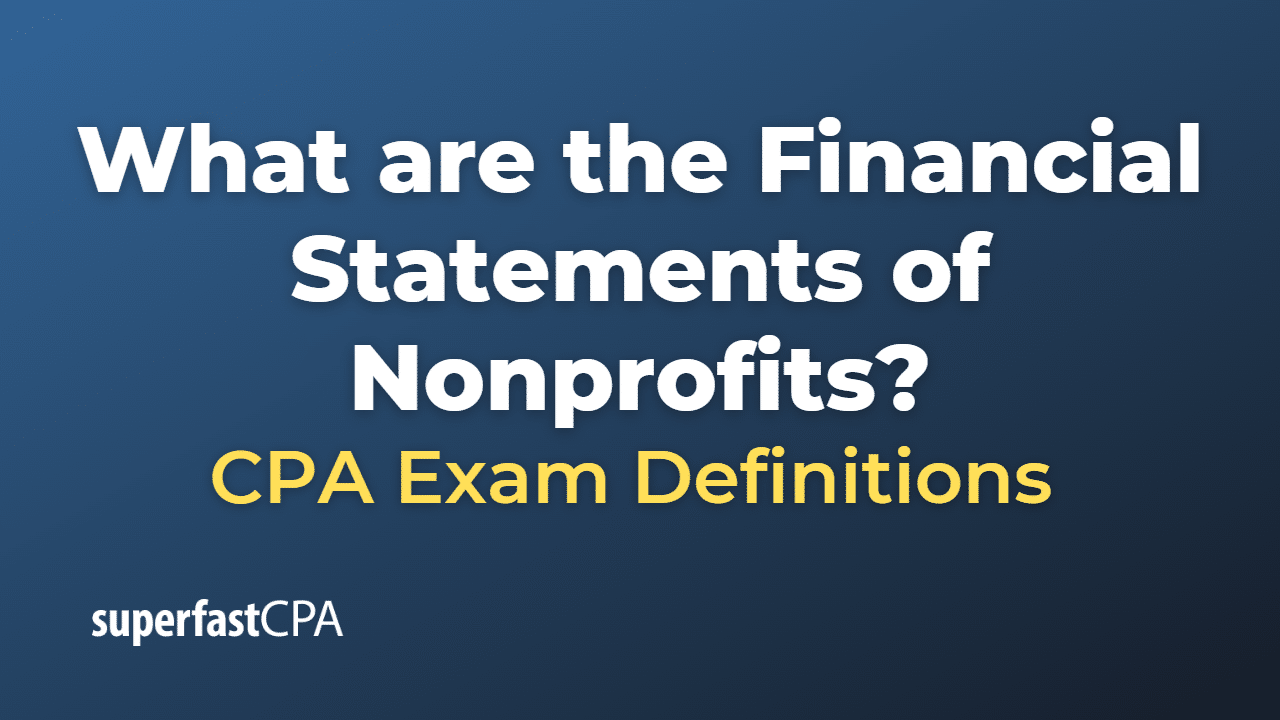 What are the Financial Statements of Nonprofits?