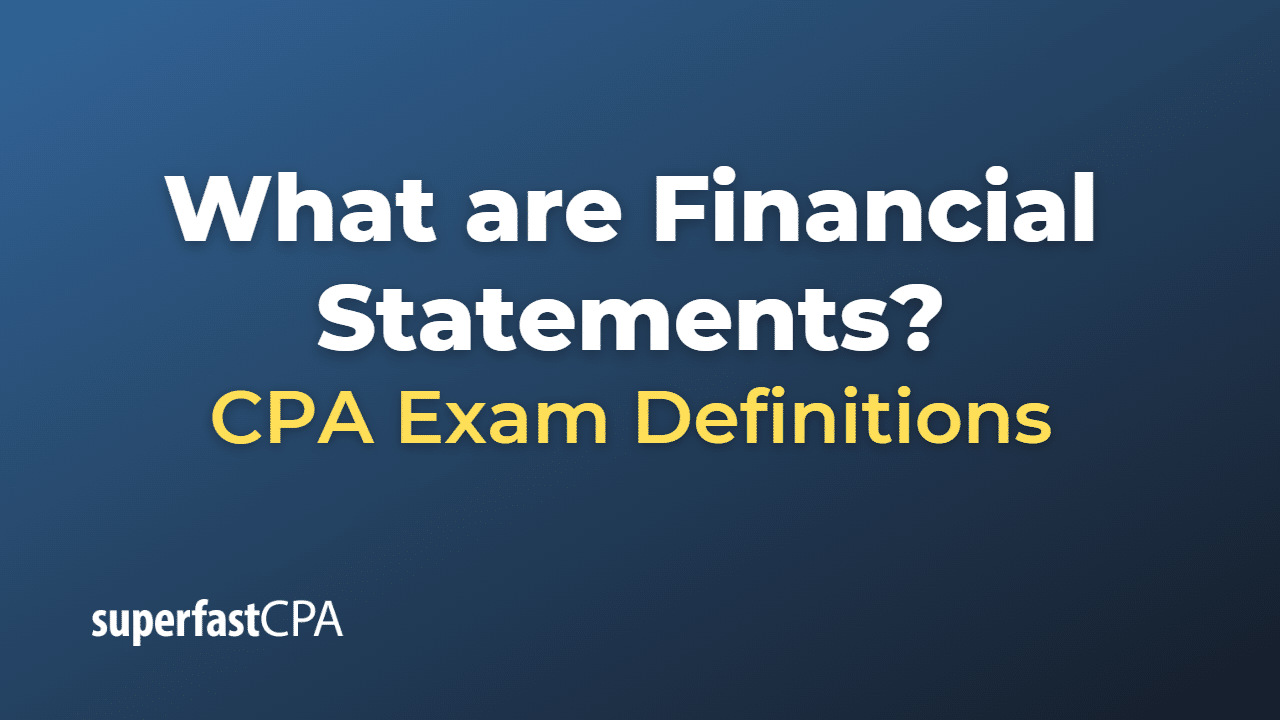 Financial Statements
