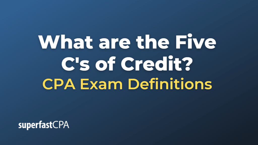 Five C's of Credit
