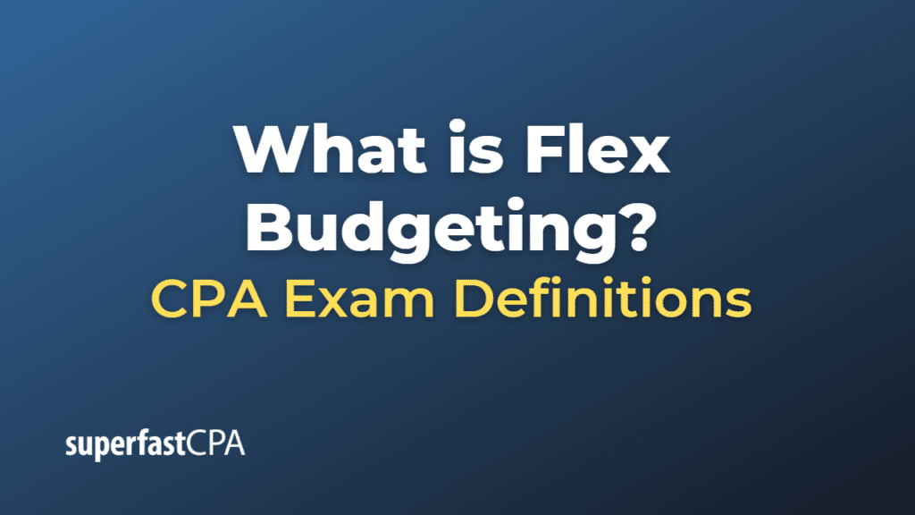 Flex Budgeting