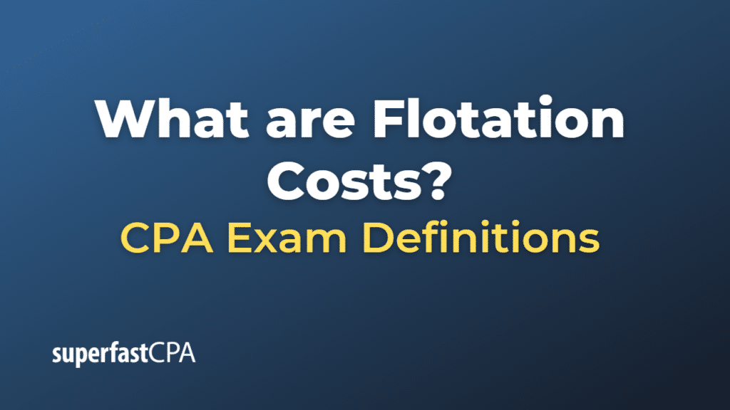 Flotation Costs