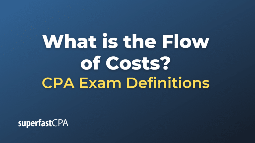 Flow of Costs