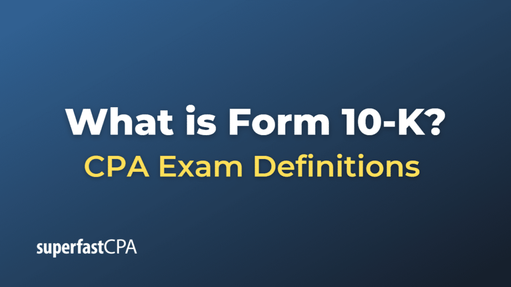 Form 10-K