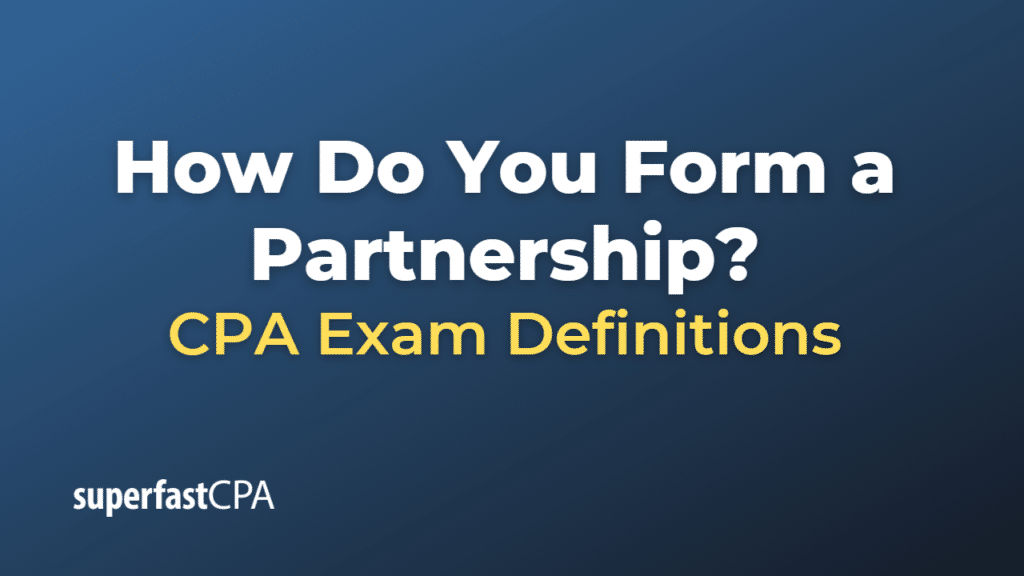 Form a Partnership