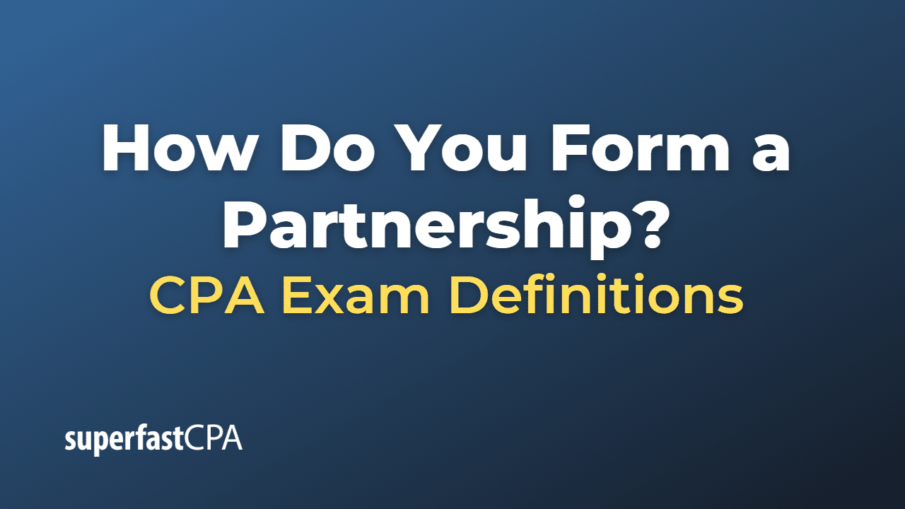 Form a Partnership