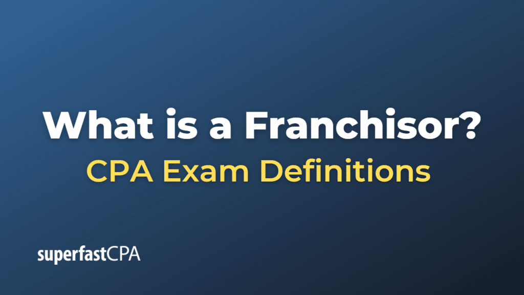 Franchisor