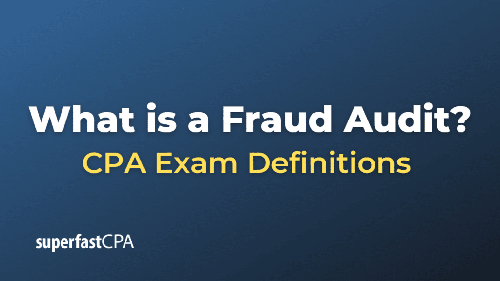 Fraud Audit