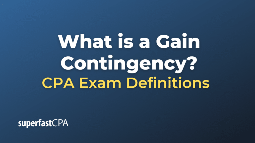 Gain Contingency