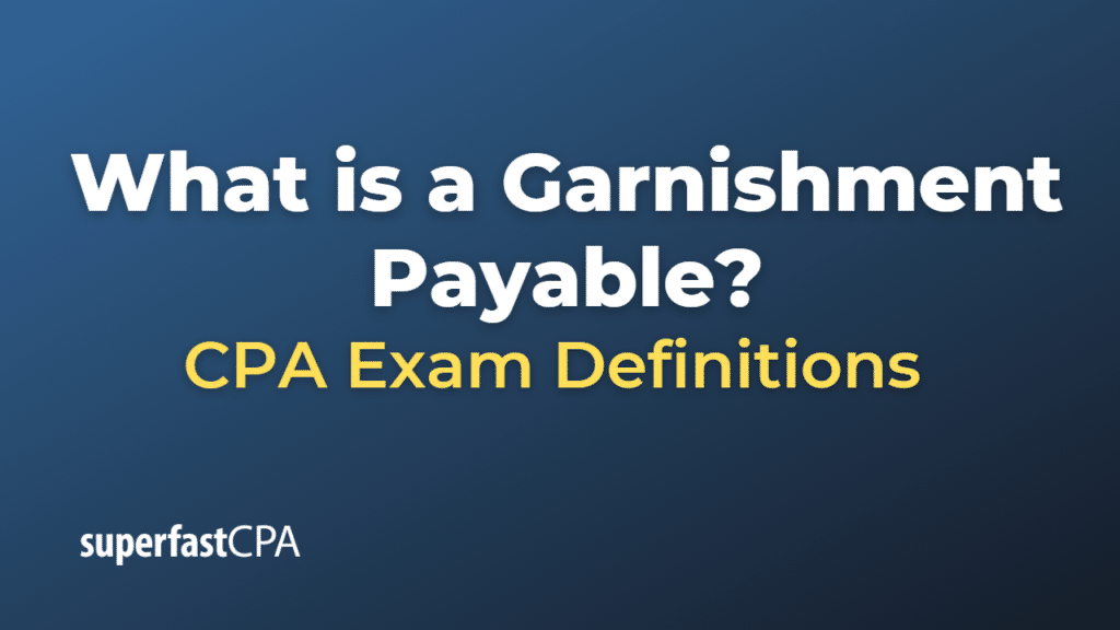 Garnishment Payable