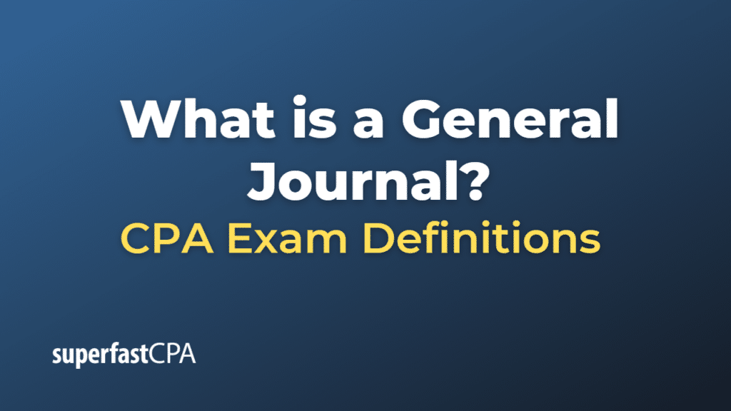 General Journal