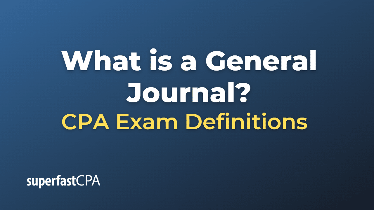 General Journal