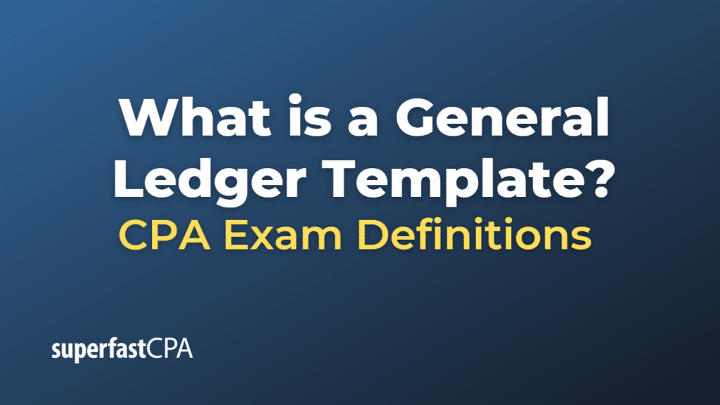 General Ledger Template