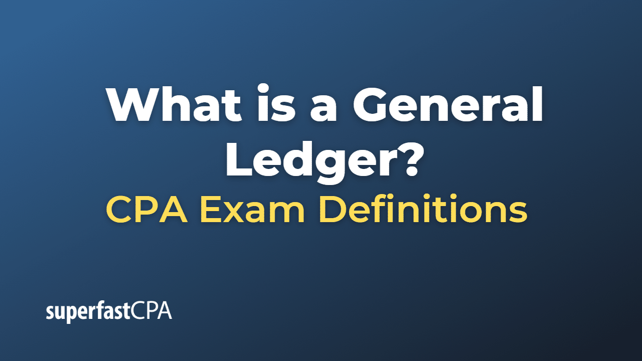 General ledger