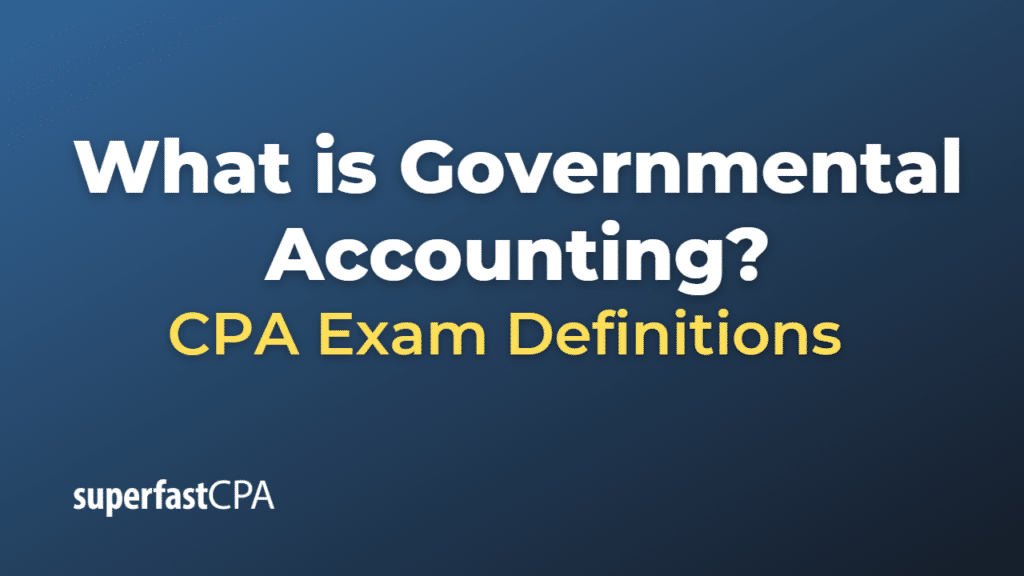 Governmental Accounting