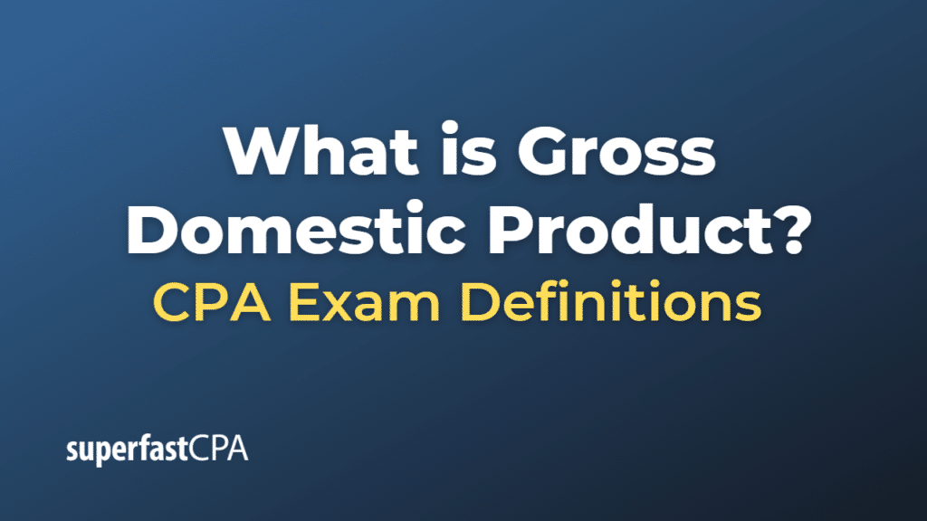 Gross Domestic Product
