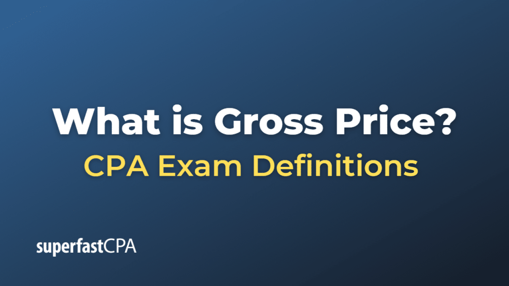 Gross Price