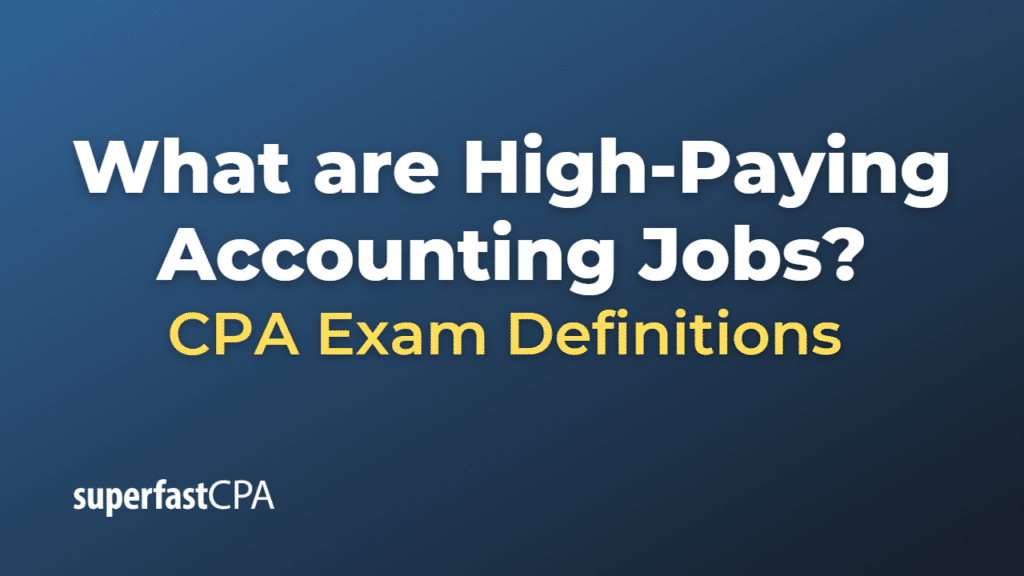 High-Paying Accounting Jobs
