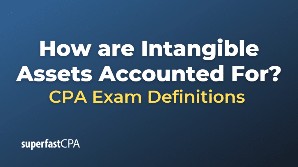 How Are Intangible Assets Accounted For