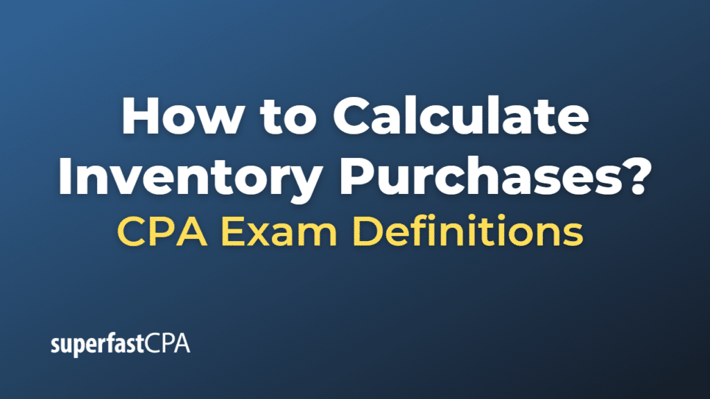 How to Calculate Inventory Purchases