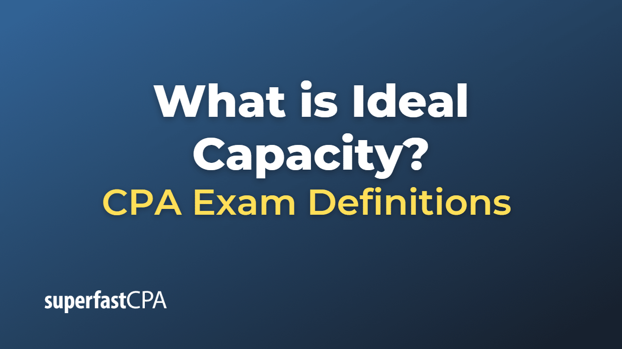 Ideal Capacity