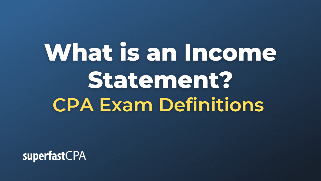 what-is-an-income-statement